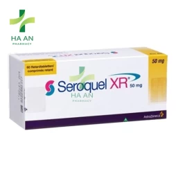 Thuốc Uống Seroquel XR Tab 50mg 30\'sCSSX: AstraZeneca Pharmaceuticals LP USA; CSĐG: AstraZeneca UK Limited