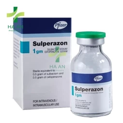 Thuốc Tiêm Sulperazone IM/IV Inj 1g 1\'s Haupt Pharma Latina S.r.l