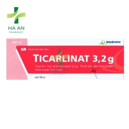 Thuốc Tiêm tĩnh mạch, truyền tĩnh mạch TICARLINAT 3,2G Chi nhánh 3 - Công ty cổ phần dược phẩm Imexpharm tại Bình Dương