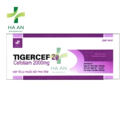 Thuốc Tiêm TIGERCEF 2GCông ty cổ phần dược phẩm Trung ương 1 - Pharbaco.