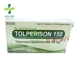 Thuốc Uống Tolperison 150Công Ty Cổ Phần Dược Phẩm Khánh Hòa