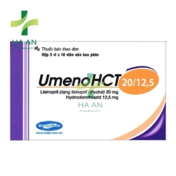 Thuốc Uống UmenoHCT 20/12,5 Công Ty Cổ Phần Dược Phẩm Savi