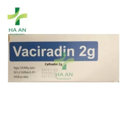 Thuốc Tiêm Vaciradin 2gCông Ty Cổ Phần Dược Phẩm Vcp