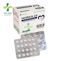 Thuốc Uống VACOROLOL 2,5Công ty Cổ phần Dược Vacopharm