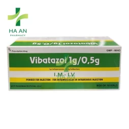 Thuốc Tiêm bắp hoặc Tiêm truyền tĩnh mạch Vibatazol 1g/0,5g - Dược Phẩm Vcp