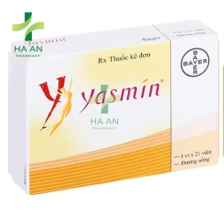 Thuốc Uống Yasmin Tab 1x21\'s CSSX: Bayer Weimar GmbH und Co. KG; Cơ sở đóng gói và xuất xưởng: Bayer AG