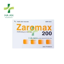 Thuốc uống Zaromax 200CTCP Dược Hậu Giang - CN nhà máy DP DHG tại Hậu Giang