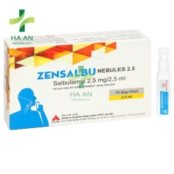 Thuốc Hít qua máy khí dung Zensalbu nebules 2.5Công Ty Cổ Phần Dược Phẩm Cpc1 Hà Nội