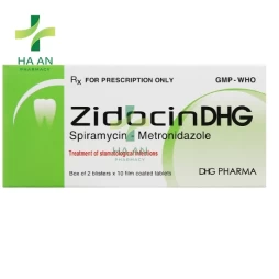 Thuốc uống ZidocinDHG CTCP Dược Hậu Giang - CN nhà máy DP DHG tại Hậu Giang