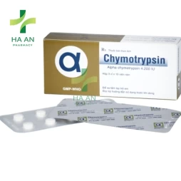 Thuốc Uống α - ChymotrypsinCông ty CP Dược - Trang Thiết bị y tế Bình Định (Bidiphar)